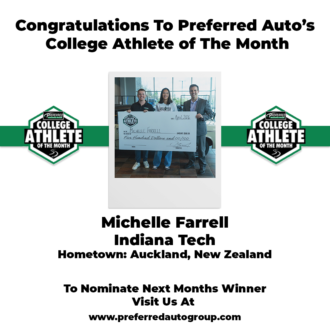 Michelle Farrell | College Athlete of the Month